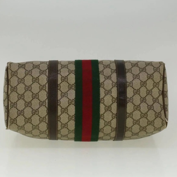#7 Gucci GG Canvas Boston Bag Preloved Used - LIVE SHOW! - Picture 5 of 16